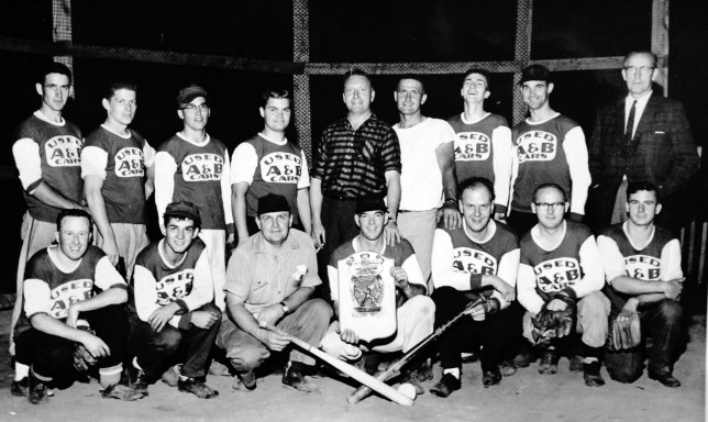 1961 Mens SOftballChamps